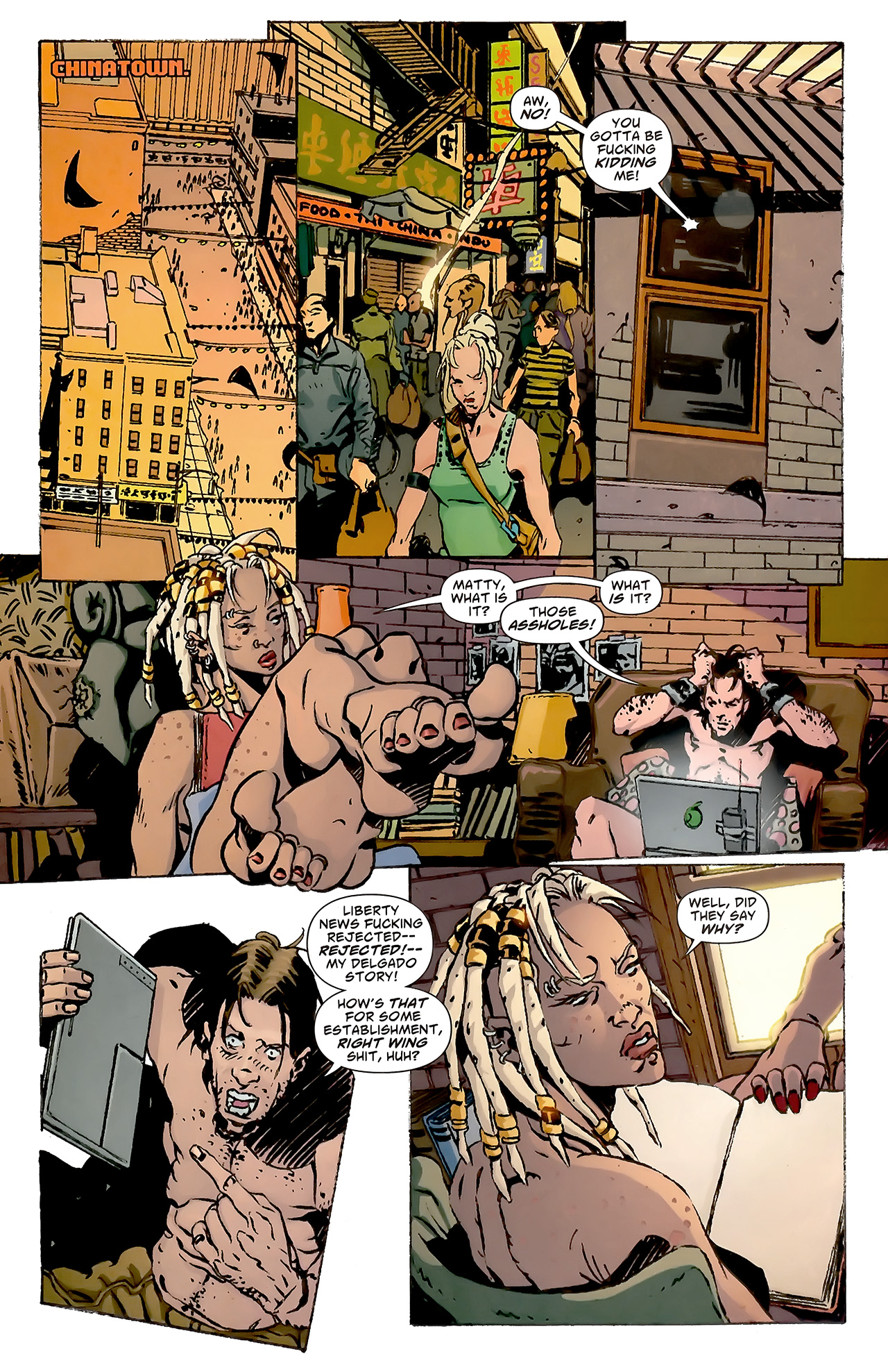 Read online DMZ (2006) comic -  Issue #30 - 5