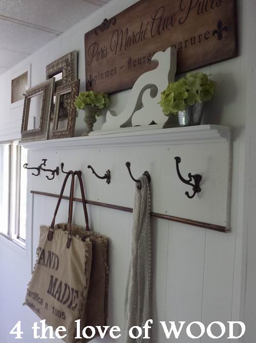 4 the love of wood OUR FRENCH COUNTRY BEDROOM wall hooks