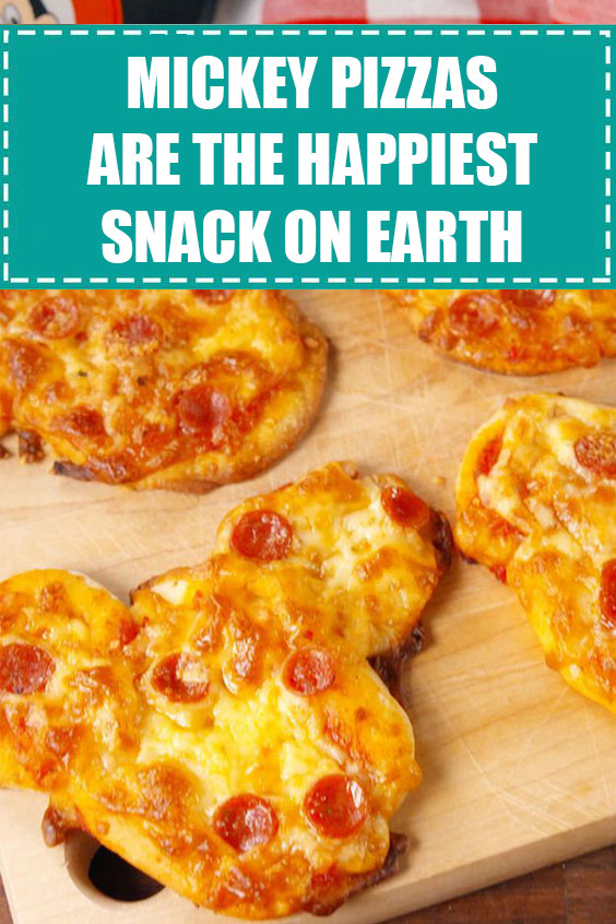 Mickey Pizzas are The Happiest Snack on Earth Mickey Pizzas are The Happiest Snack on Earth