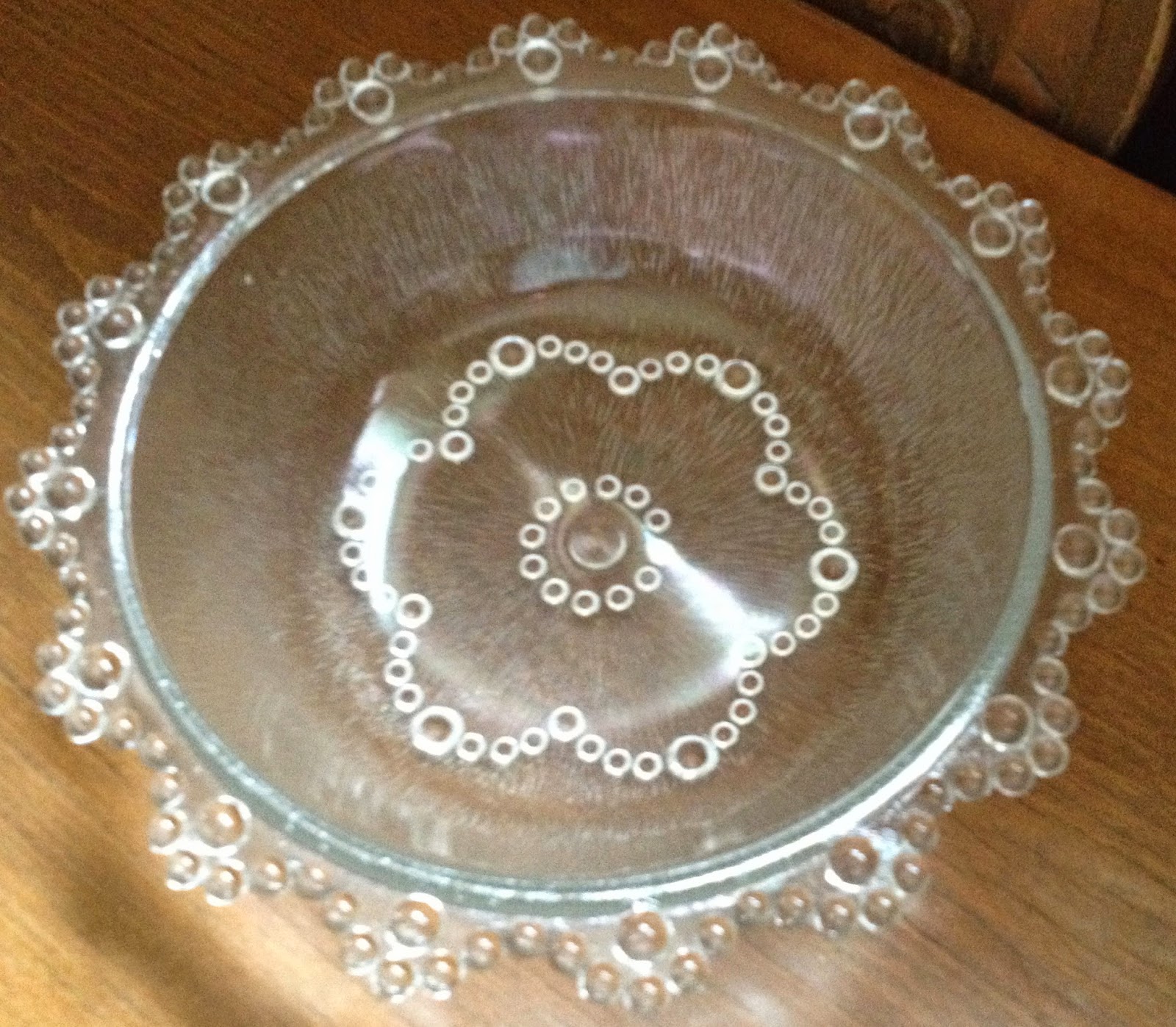 Hobnail dish set