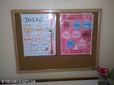 First day of our homeschool year. Cute idea for an organized school day.