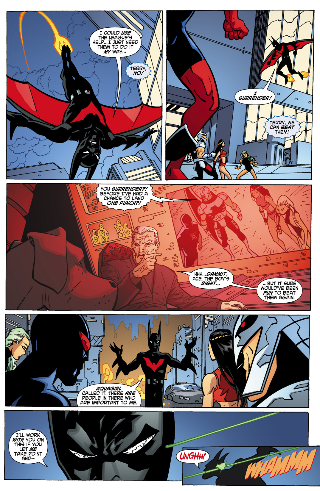 Read online Batman Beyond (2011) comic -  Issue #2 - 12