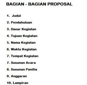 Contoh Proposal Kegiatan Yang Baik Dan Benar Indarto