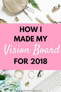 The Wise Lark: How I made my 2018 vision board - a step by step guide ...