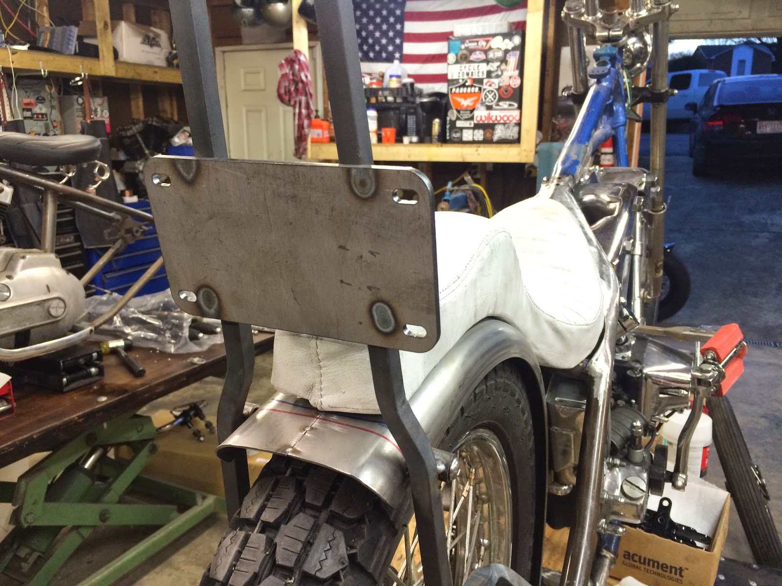 Weldon License Plate Bracket Prism Motorcycle Co.