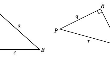 Pada sebuah segitiga pqr diketahui sisi-sisinya p q dan r. dari pernyataan berikut yang benar adalah