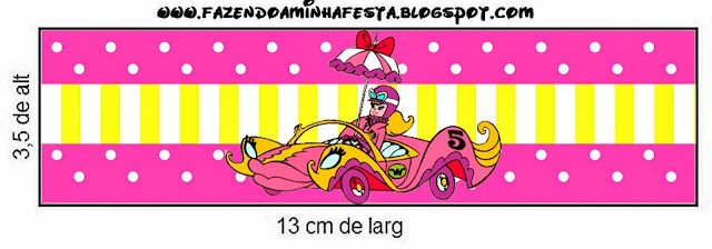 Penelope Glamour Retro: Etiquetas para Candy Bar para Imprimir Gratis. Etiquetas de Penelope Glamour Retro para imprimir gratis.
