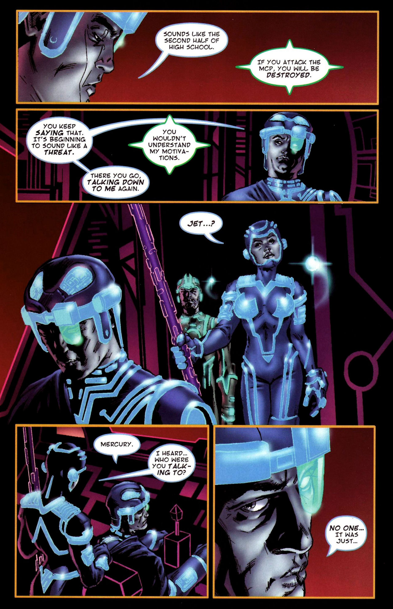 Read online TRON: Ghost in the Machine comic -  Issue #4 - 4