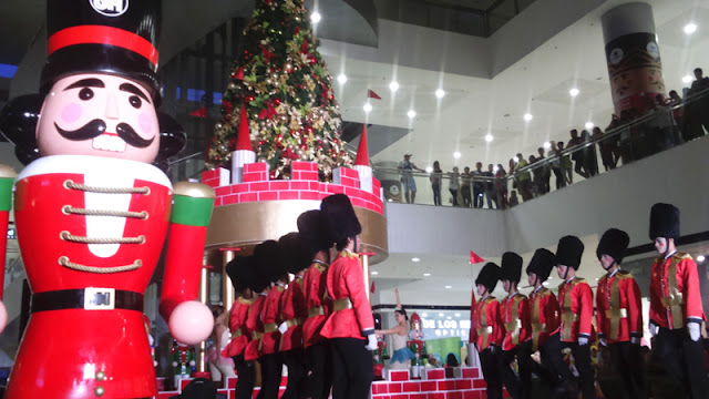 Soldiers Dancers during SM City Consolacion Christmas Tree Lighting