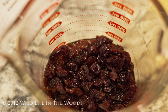 The cherries, soaking in brandy and kirsch.