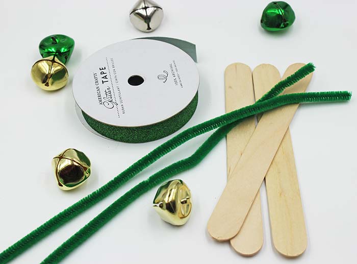 Jingle Bell Sticks Easy Christmas Bell Crafts for Kids Sunny Day Family