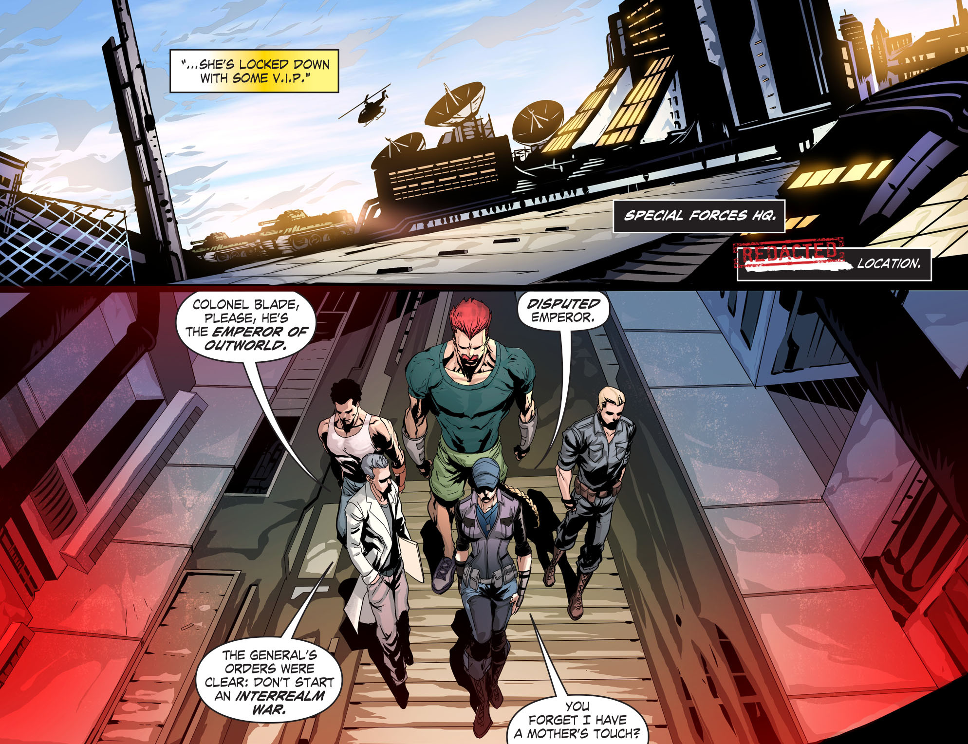 Read online Mortal Kombat X [I] comic -  Issue #4 - 9