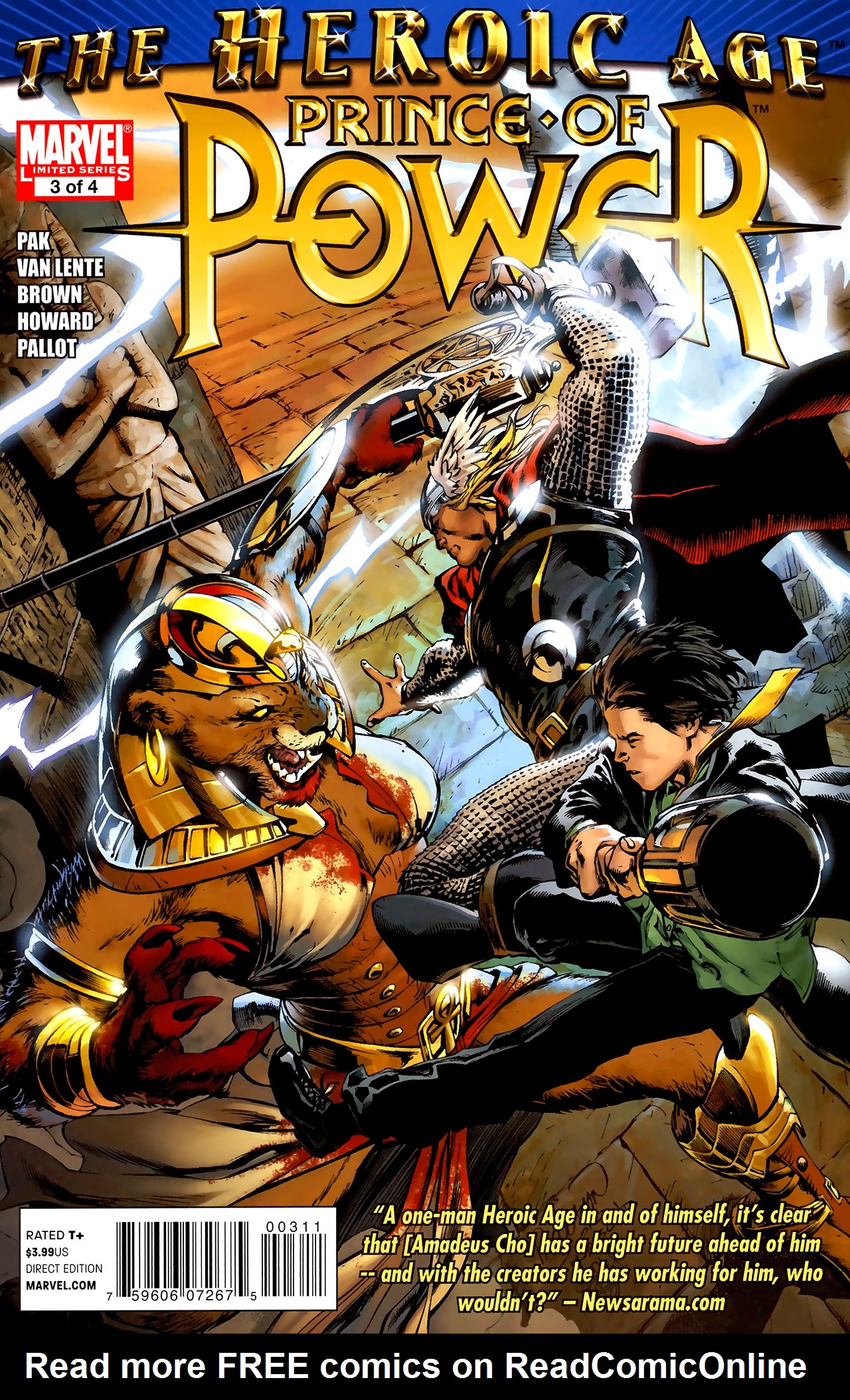 Read online Heroic Age: Prince of Power comic -  Issue #3 - 1