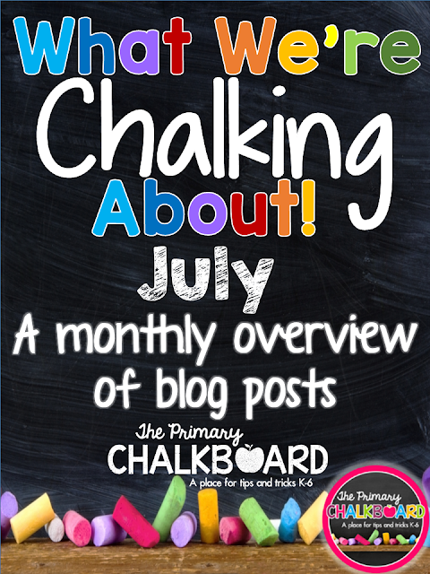 What We're Chalking About JULY: A Visual Calendar