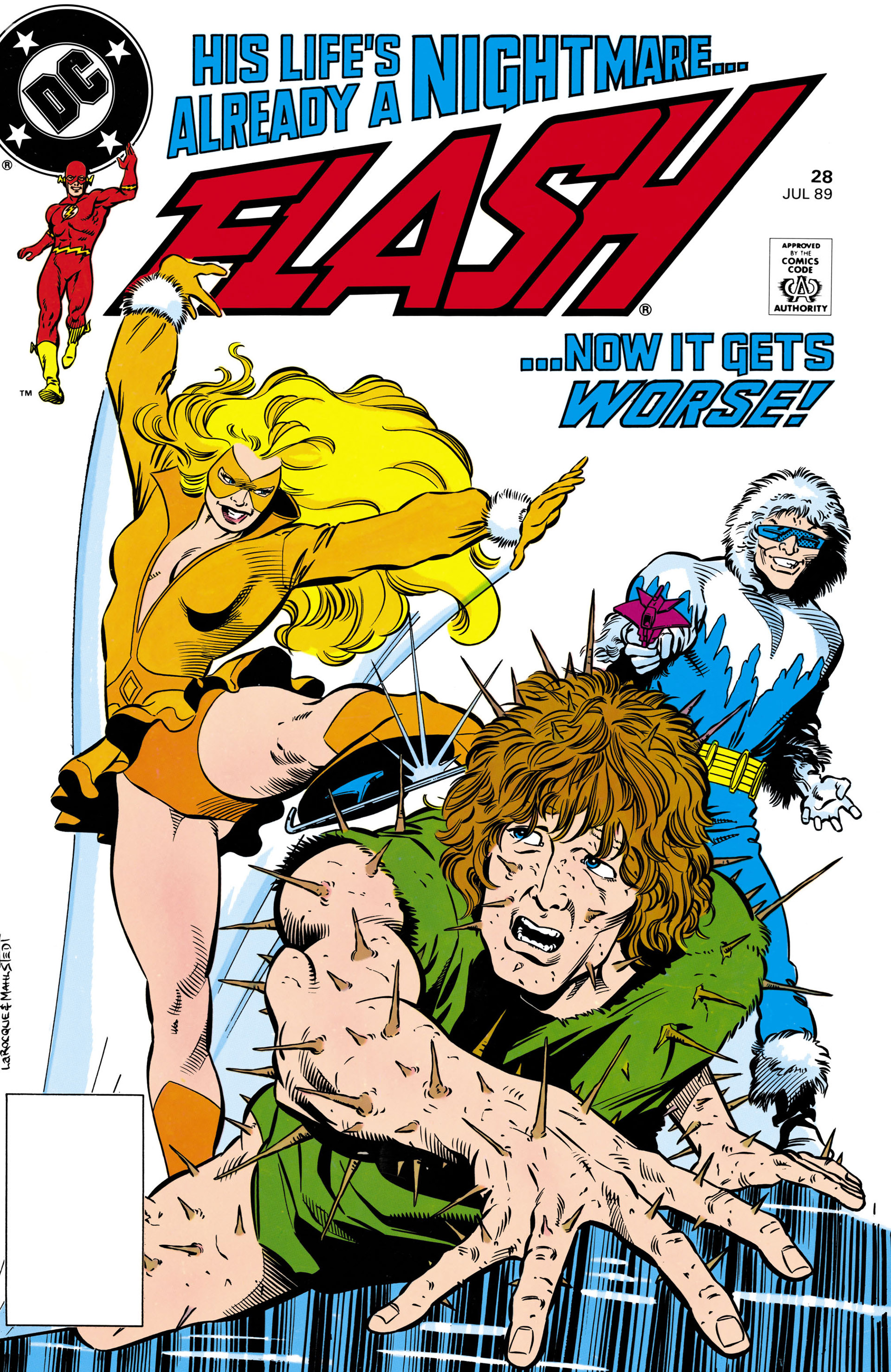 Read online The Flash (1987) comic -  Issue #28 - 1