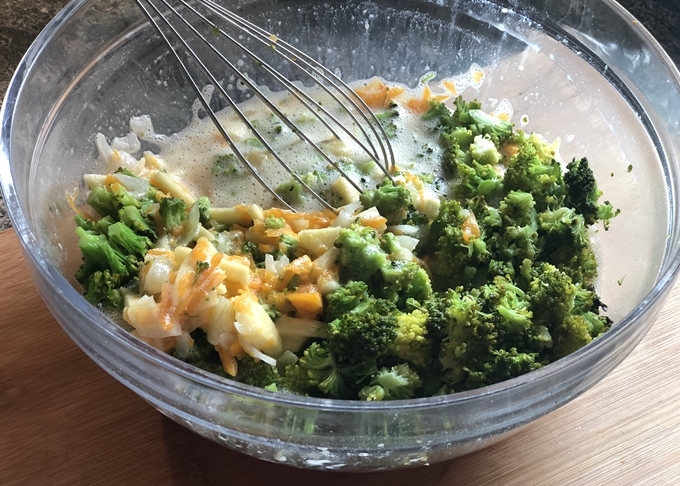 Puding de brócoli y calabaza 
