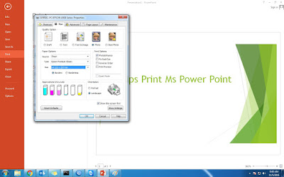 Cara Mudah Print di Ms Power Point dan Tipsnya 2