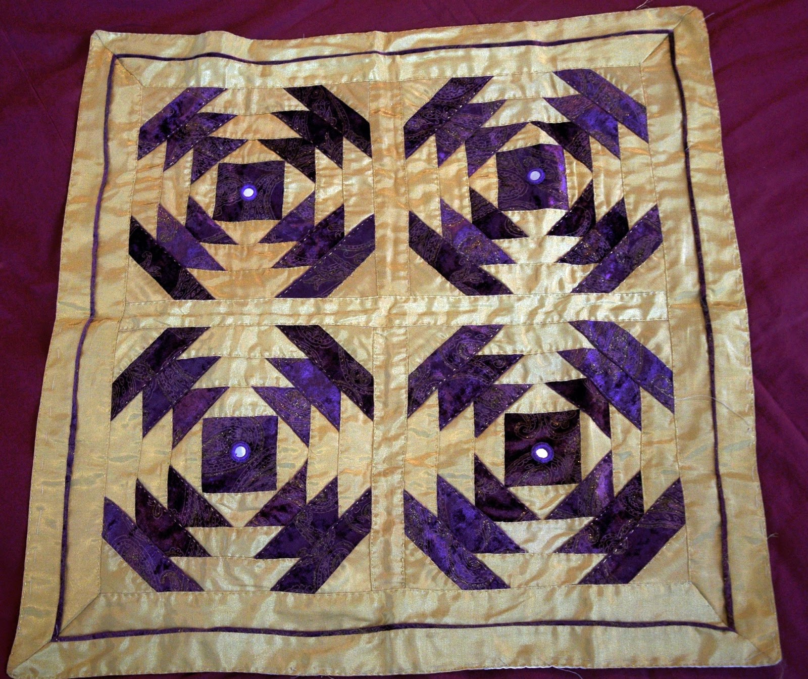 geometrik desenli koltuk şalı