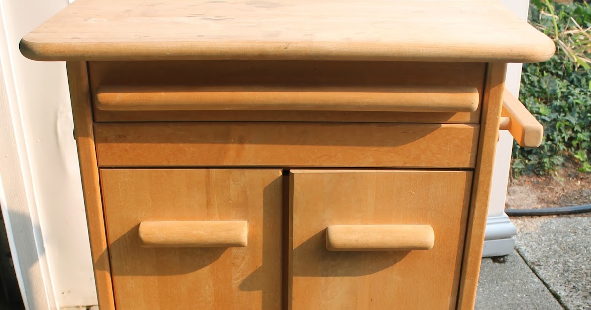 ART IS BEAUTY ROLLING KITCHEN CART MAKEOVER USING VINTAGE EFFECTS PAINT