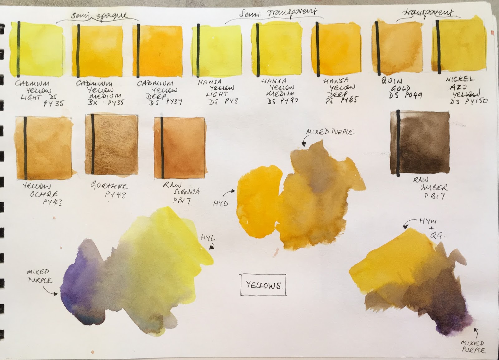 Jane Blundell Artist Yellows