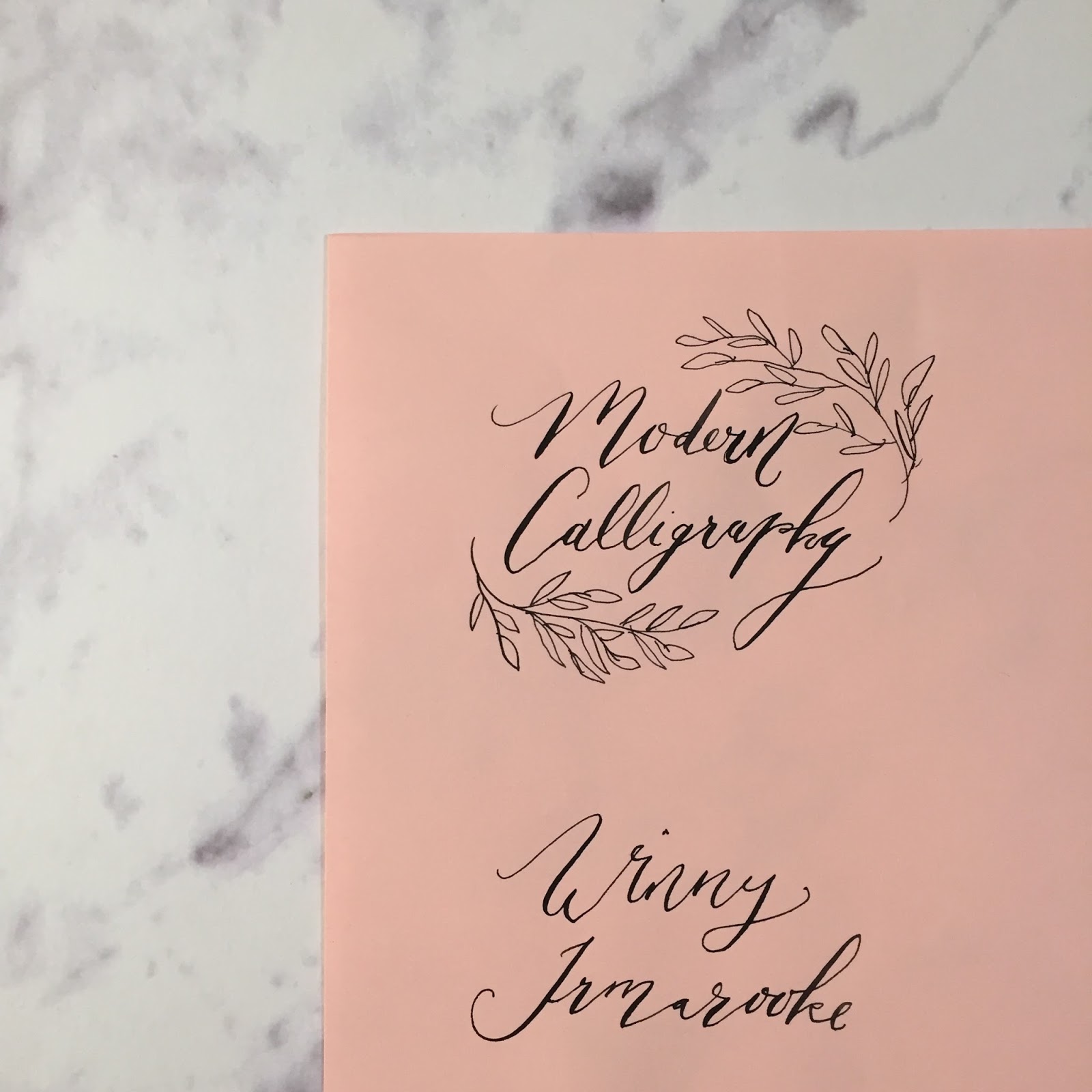 Modern Calligraphy Modern Calligraphy