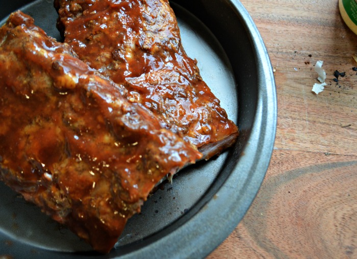Curly's Baby Back Ribs and Roasted Garlic & Parmesan Mashed Potatoes ...