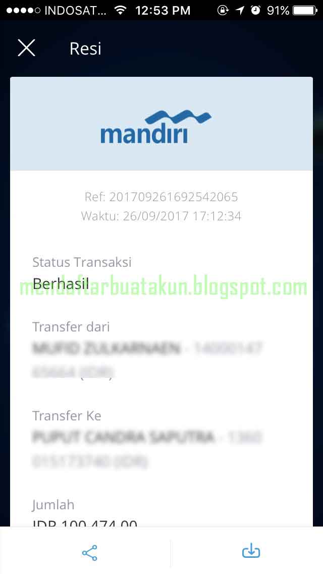 Cetak Bukti Transfer Mandiri Internet Banking Seputar Bank