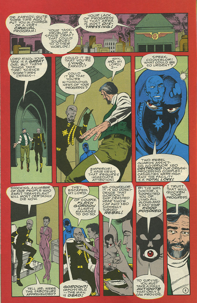 Read online Flash Gordon (1988) comic -  Issue #7 - 9