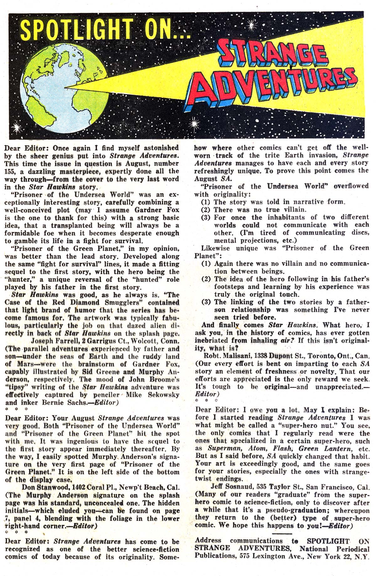 Read online Strange Adventures (1950) comic -  Issue #159 - 20