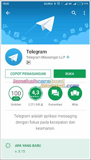 Cara Daftar Telegram Android Aplikasi Chat Terbaru