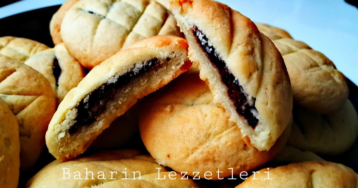 NUTELLA DOLGULU KURABİYE TARİFİ RESİMLİ BAHARIN LEZZETLERİ