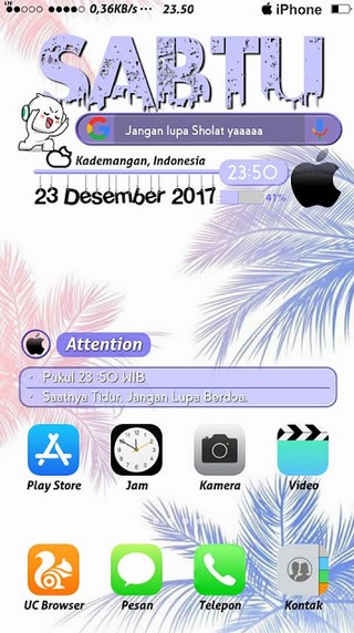 Tema iPhone untuk Oppo (ColorOS & iOS) Tembus Akar - black signal