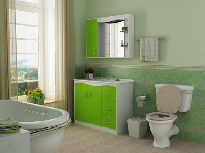 Kamar Mandi Idaman Bernuansa Hijau Kamar Mandi Idaman Bernuansa Hijau