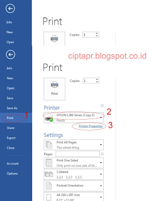 Head Cleaning Printer Epson L360 Pada Windows 7 Kaskus