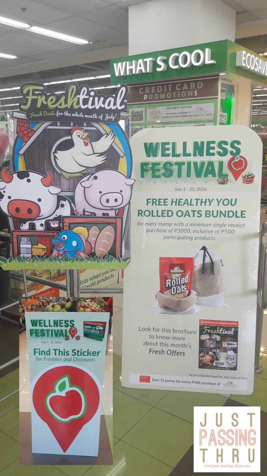 Just Passing Thru Robinsons Supermarket Freshtival 2016