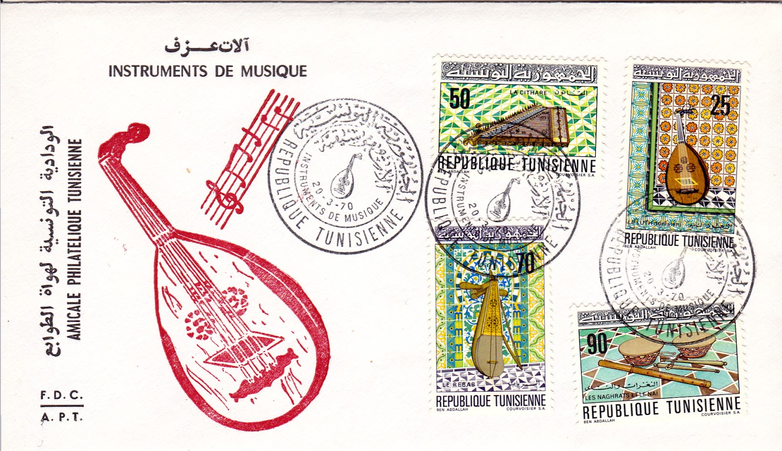 World Letter & Postcards Collection Tunisia