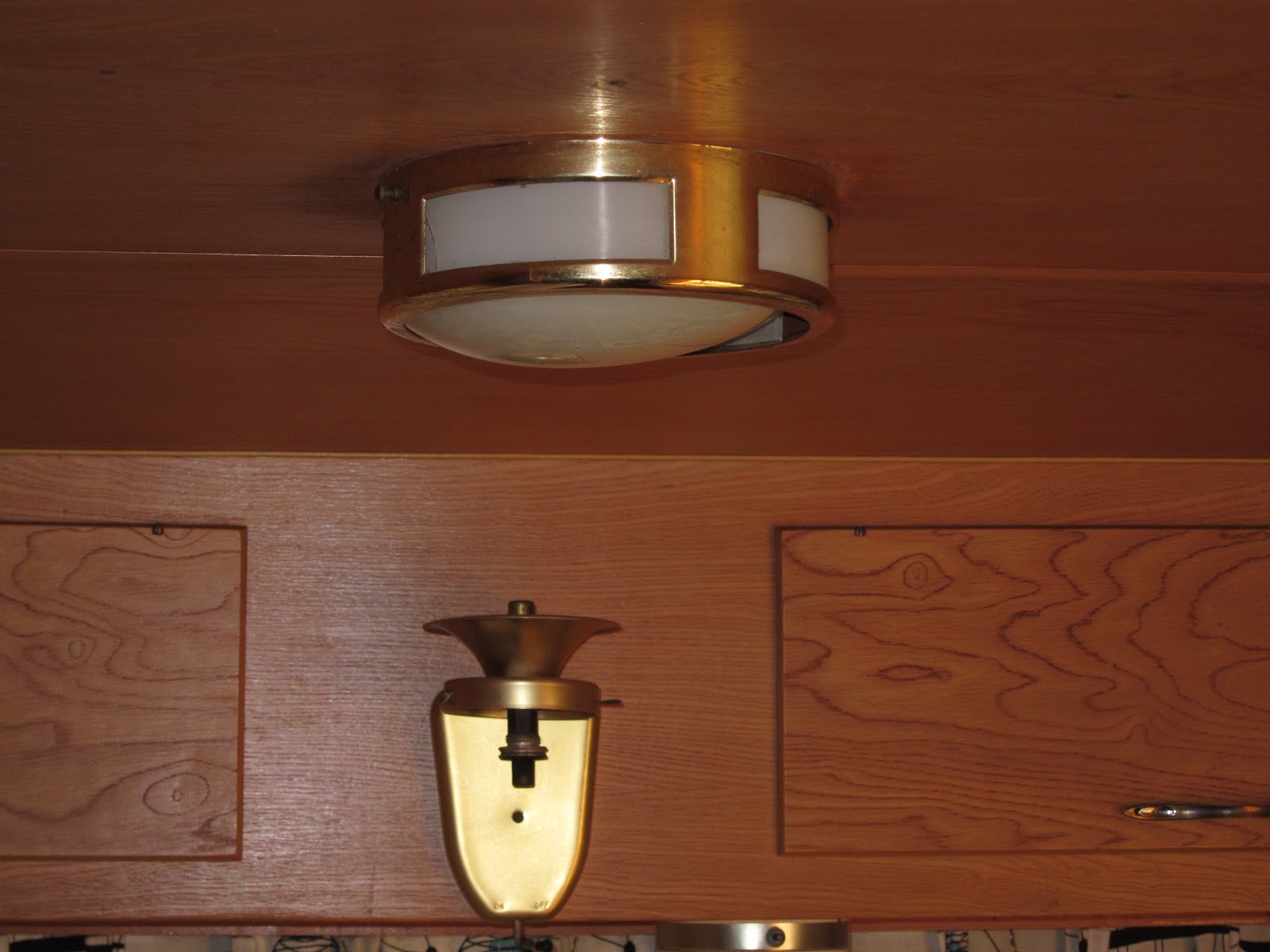 The Vintage Life: Vintage Travel Trailer Lighting . . . Improving on