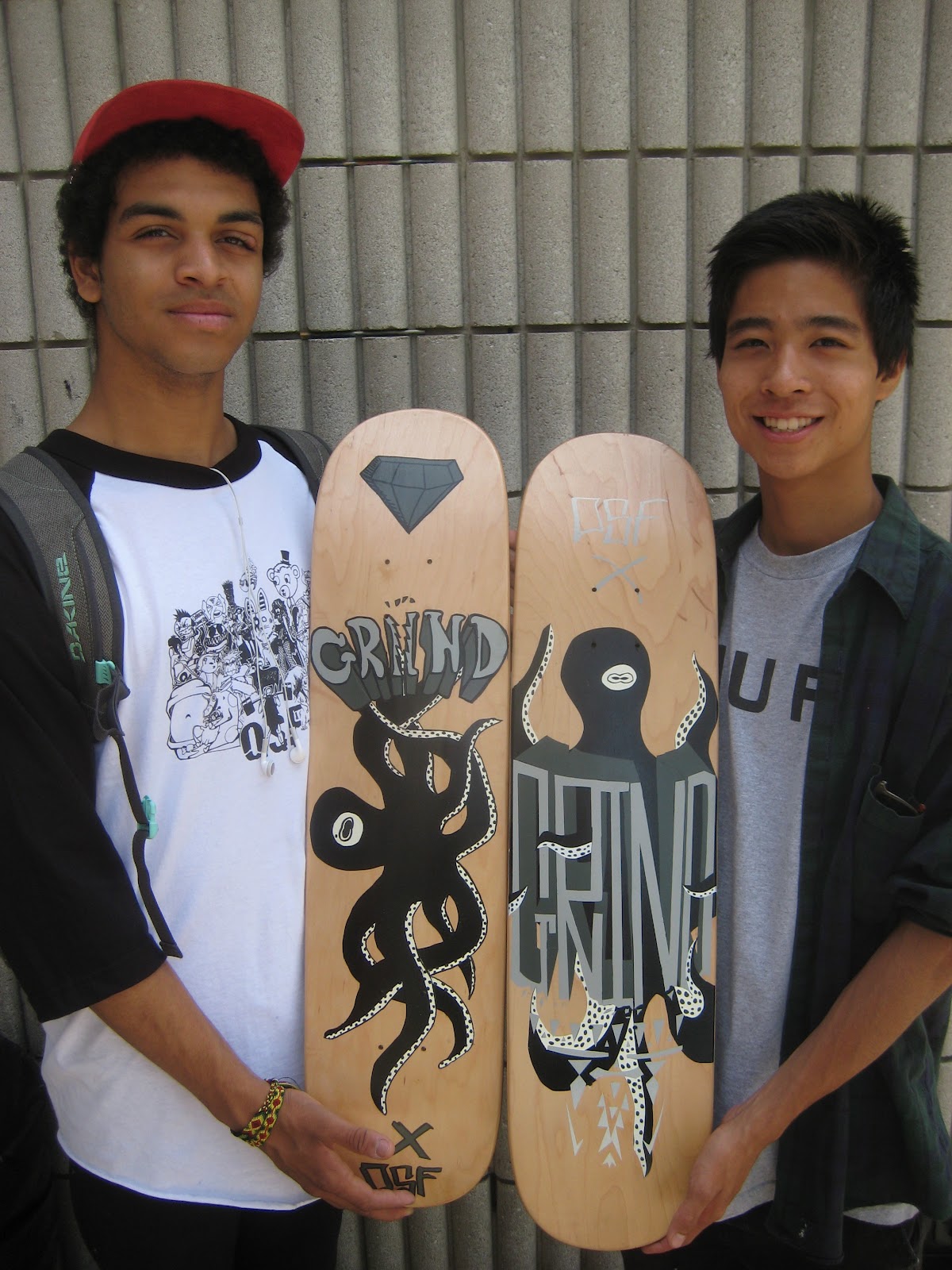 OASIS SKATEBOARD FACTORY Prototypes OSF x GRIND Skate Shop (Oceanside