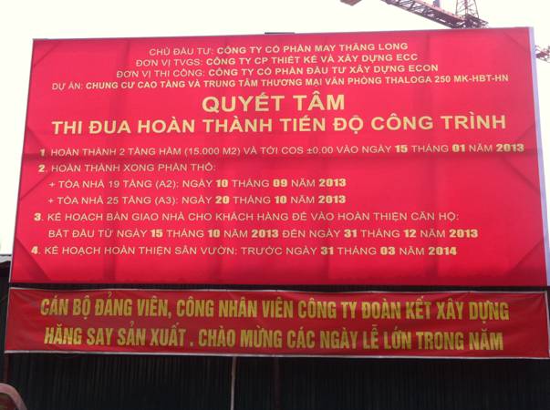 CHUNG CƯ THĂNG LONG GARDEN- 250 PHỐ MINH KHAI 