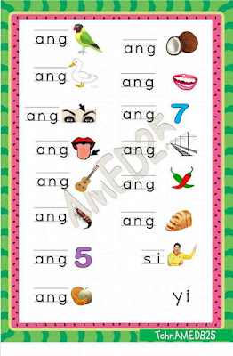 Picture Reading Booklet for Kindergarten
