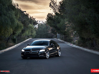 Mercedes cls black tuned image hd 