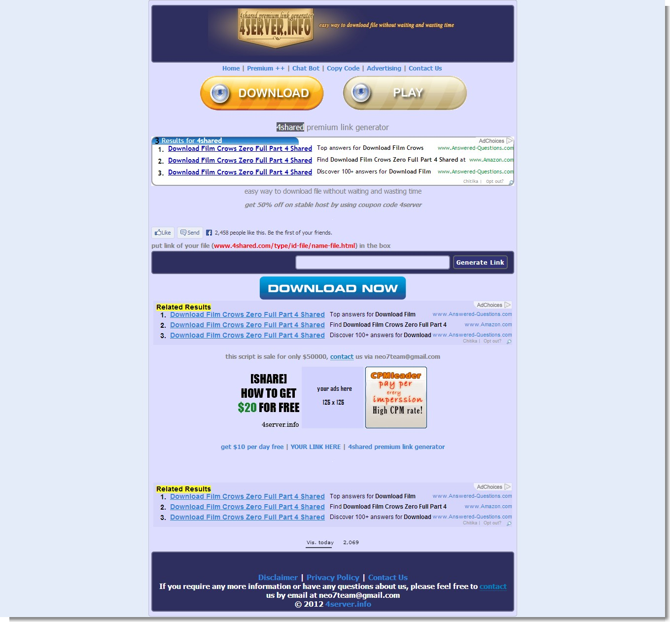 Premium Link Generators