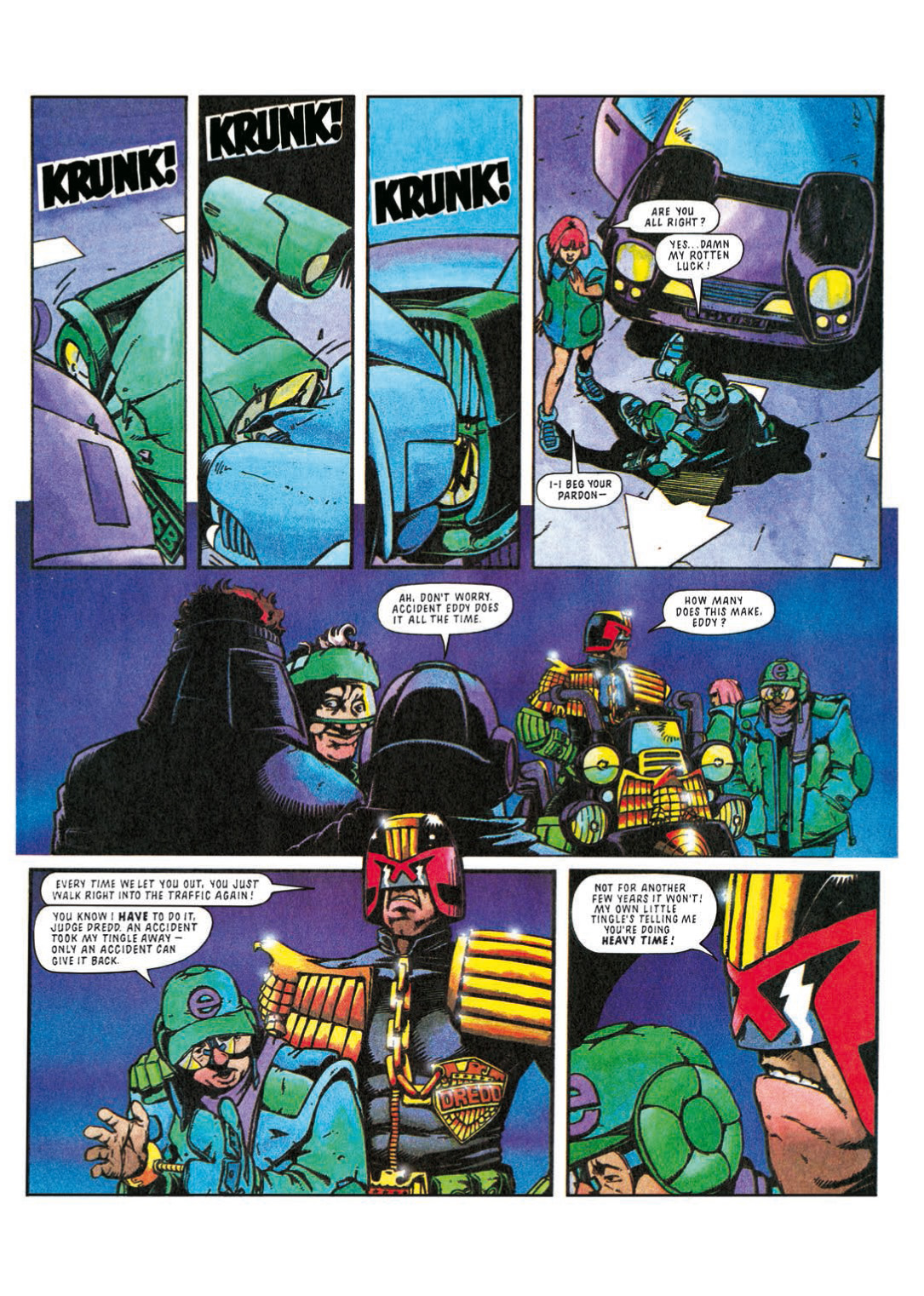 Read online Judge Dredd: The Complete Case Files comic -  Issue # TPB 22 - 188