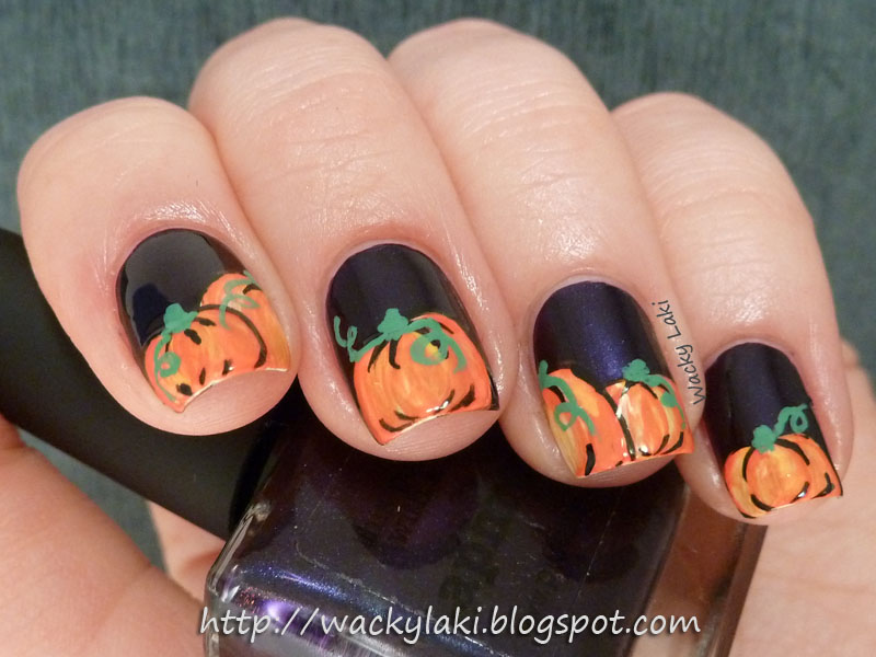 Wacky Laki: Nail-aween Challenge Day 9: Pumpkins