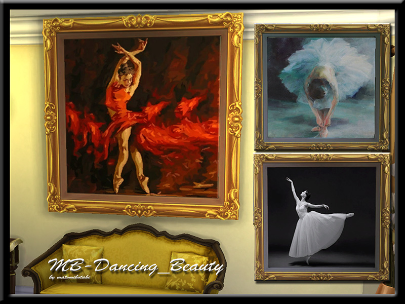 Sims 4 CC's The Best Paintings by Shayali