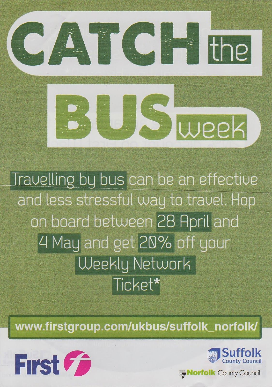 East Norfolk (and East Suffolk!) Bus Blog Catch A Bus Week