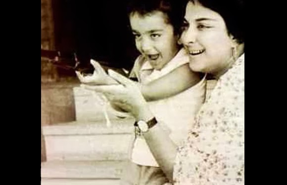 childhood rare photos of sanjay dutt