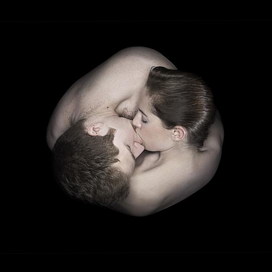 andy barter fotografia casais beijando de cima beijo ying yang