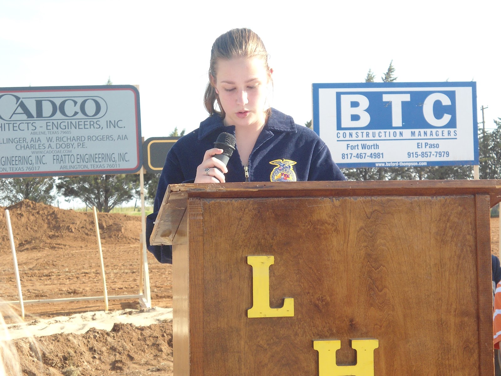 The Voice of Mitchell County Groundbreaking for the new Loraine School!