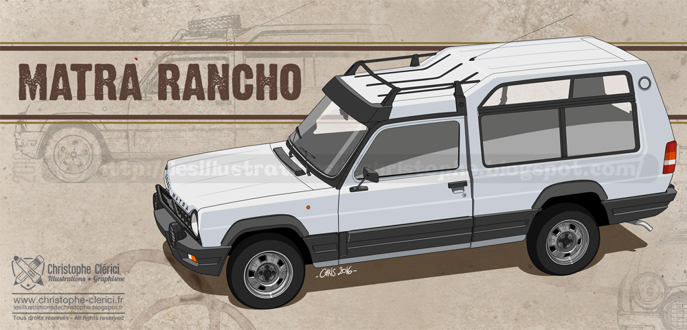 Les illustrations de christophe: Matra Rancho